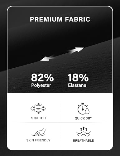 MoFiz Damen Golf Hose Stretch Business Hose Elegante Atmungsaktiv Outdoor Golfhosen Büro Anzughosen mit Elastisches Band