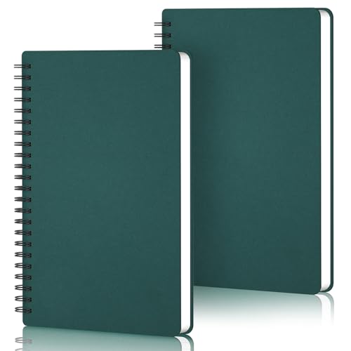 Yarotm Quaderno a Righe A5-2 PCS 14x21cm Quaderni a Spirale