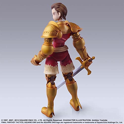 Final Fantasy Tactics Bling Arts Dilita Hyrule Pvc Painted Action Figure #TOP3