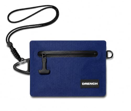 Image of Drench RFID Waterproof Floating Wallet IPX8 Dry Bag for Cards & Cash, Blue