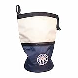 KletterRetter Boulder-Bucket - Magnesiaeimer für Boulderer - Staubdicht verschließbar - Innenfutter aus Fleece - Große 360 Grad Reißverschlusstasche - Inkl. Vier Bürstenhalterungen