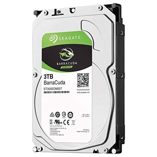 Seagate BarraCuda® 3TB Interne hard disc 8.9cm (3.5 Zoll) SATA III ST3000DM007 Bulk