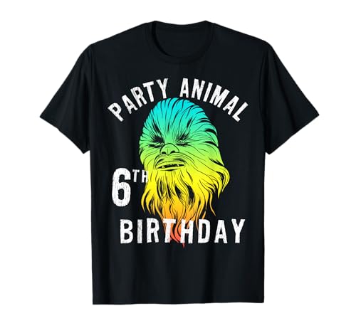 T-shirt Star Wars Chewbacca 6 ans pour anniversaire d'enfant