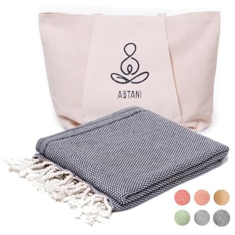 ATANI Turkish Beach Towel with Bag Cover