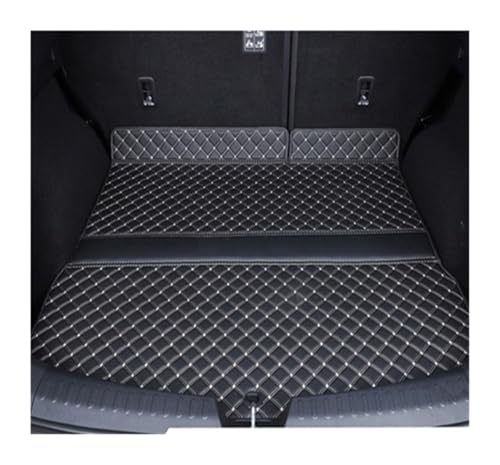Tapis de protection de coffre Haval F7 F7X 2020 cuir sur mesure style 11 noir
