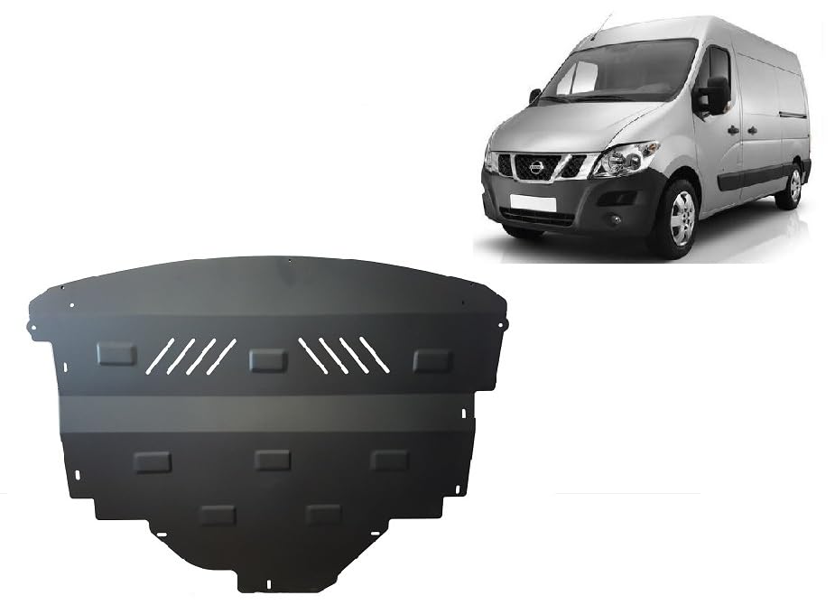 Protector de motor para furgoneta Nissan NV400 en carretera