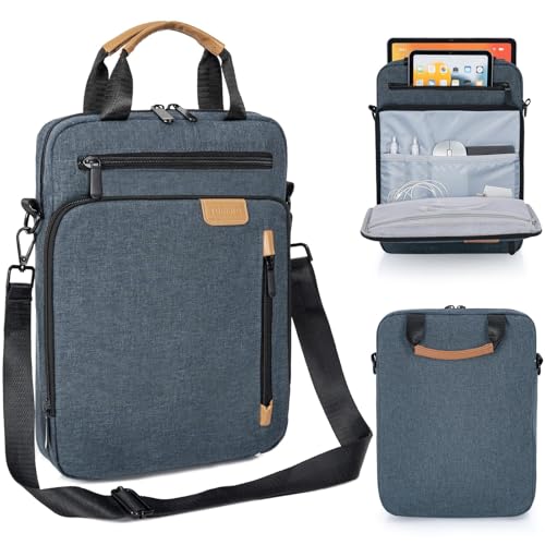 Image of 12.9 Inch Tablet Sleeve Bag, Padded Carrying Case for 13 Inch New iPad Pro M5 /Air M3 2025,Pad Pro M4 M2 M1 /Air M2, Samsung Galaxy Tab S9 FE+ /S9+ /S8+ /S7 FE /S7+ 12.4 inch 2022 /2023, Surface Laptop Go 12.4 inch