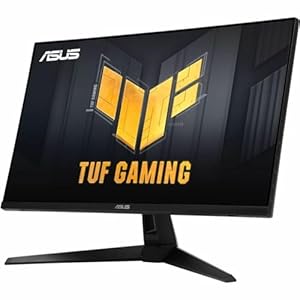 ASUS TUF Gaming 27” 1440P HDR Monitor (VG27AQ3A) – QHD (2560 x 1440), 180Hz, 1ms, Fast IPS, 130% sRGB, Extreme Low Motion Blur Sync, Speakers, Freesync Premium, G-SYNC Compatible, HDMI, DisplayPort