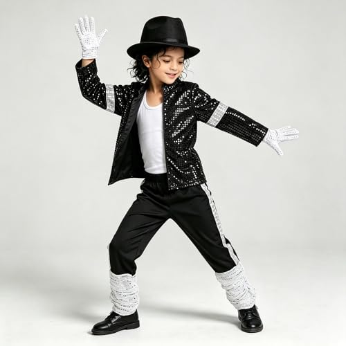 Ensemble Roi de la Pop Garçon : Solution Costume Complet pour Spectacle - 5