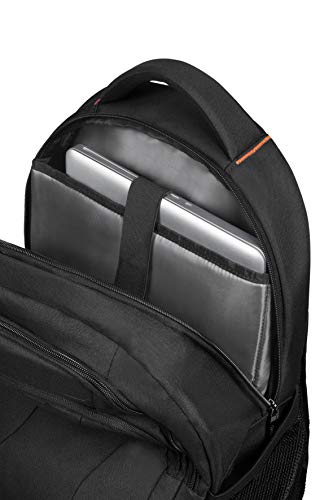 American Tourister At Work Rugzak voor Laptop Backpack 15.6" Polyester, zwart (zwart/oranje). - Image 6