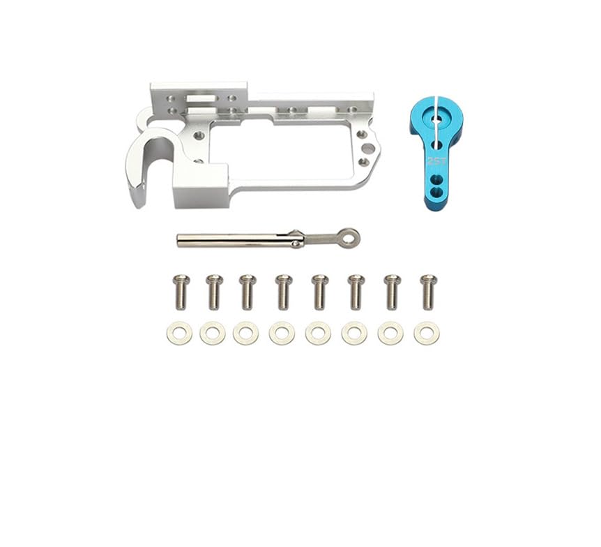 Zodazoqa Servo Parabolic Dispensers Switch Device FPV Throw Device with 25T Servo Arm for RC Helicopters Multicopter UAV for 996 S3003 995 946 3001