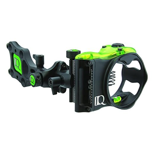 IQ Micro 5-Pin Right Hand Archery Bow Sight, Retina Lock Technology, All Aluminum, Multiple Bow and Quiver Mounting Points, Built-in Sight Level & Light Adapter.019 Pins