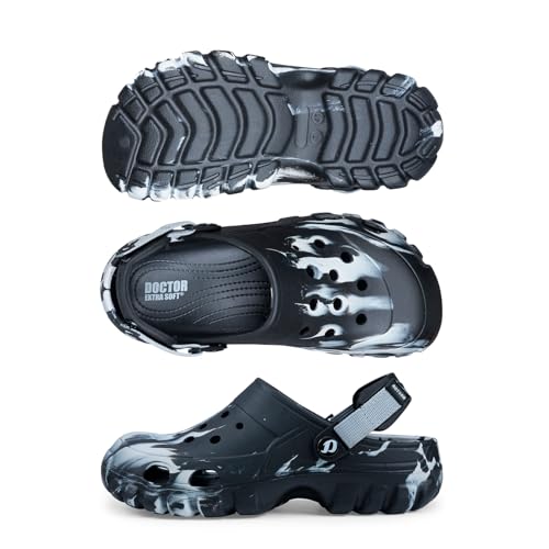 Image of DOCTOR EXTRA SOFT Men's Classic Camo Casual Sports Clogs /Sandals with Adjustable Back Strap for Adult| Comfortable & Lightweight| Stylish & Anti-Skid| Waterproof & Everyday Use Mules Gents Boys D-550