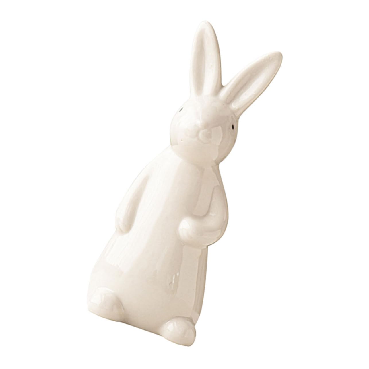BESPORTBLE 4stücke Keramischer Dekorativer Hase Handgefertigte Mittelgroße Bunny-deko Für Wohnzimmer Schlafzimmer Ostern Und Frühlingsfest Stilvolles Kunstwerk Für Jeden