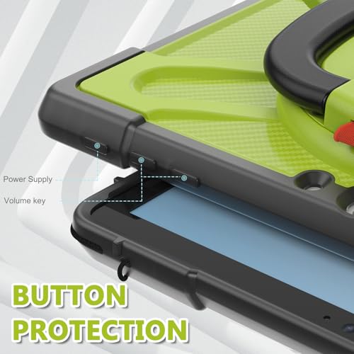 Coque jaune Microsoft Surface Go 4 protection robuste antichoc avec béquille - 6