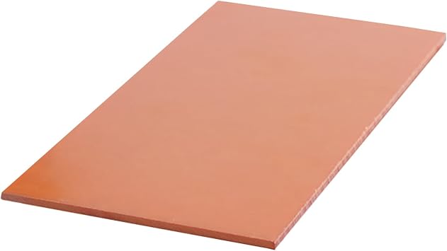 Phenolic Plastic Board Resin Laminated Sheet Plate Sheet Dark Red for Parts Machining, 1mm Thick,300mm x 300mm