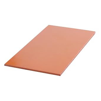 Phenolic Plastic Board Resin Laminated Sheet Plate Sheet Dark Red for Parts Machining, 1mm Thick300mm x 500mm