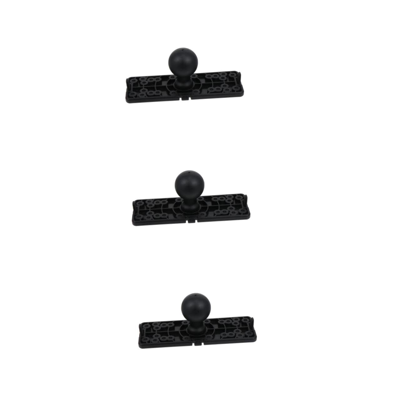 HOMSFOU Halterung für Fischfinder Ball Angelrutenhalter für Boot teleskopisch Fischfinder liefern Bootsrute plat kanu zubehör Fischfindergestell Basis für Fischfinder Nylon Black