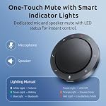 Conference Speakerphone - 2 AI Noise Reduction Mics, 360° Voice Pickup - Image 6