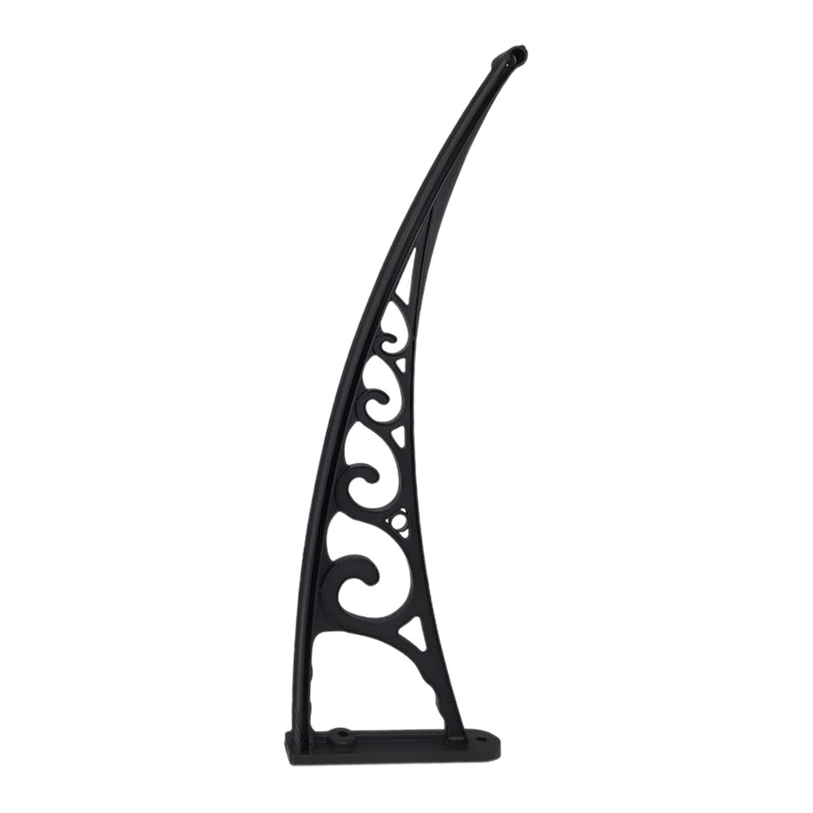 Stable Awning Canopy Bracket Sunshade Support Bracket for Porch Door Balcony Black-image-30