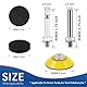 ALPXUXP Schleifscheiben 50mm Klett Wasserfest schleifpapier(Mit Körnung 60 80 120 150 180 240 320 400 600 800 1000 1500 2000 3000 5000 10000 x10) Mit 5 Stück Schleifpads Zubehör(165 Stück)