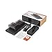 Alxum iPad Charging Station, 108W 10 Port Phone Docking Station & Organizer with Adjustable Dividers, Multi Devices USB Charger Dock for iPhone, Samsung Galaxy, Cell Phone, Apple, Tablet and More
