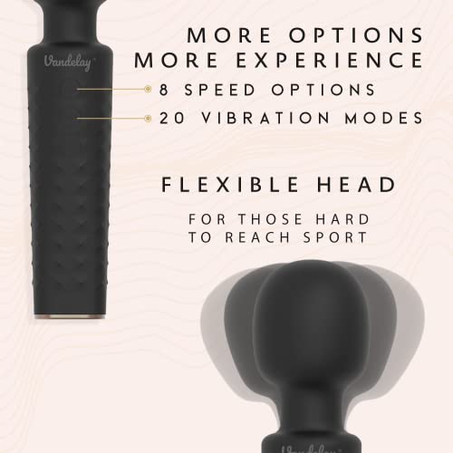 Image of Vandelay (UK) Magic Mate Sports Massager Diamond Edition (Matte Black)