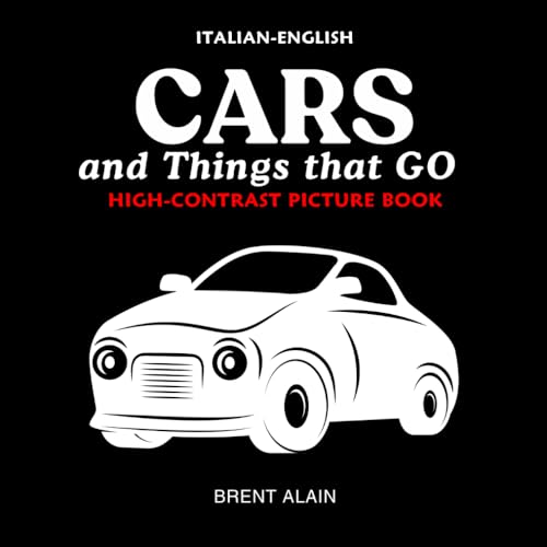 Cars and Things that GO Italian-English: Bilingual High-Contrast Picture Book for Newborns and Babies (High-Contrast Baby Books) image 2