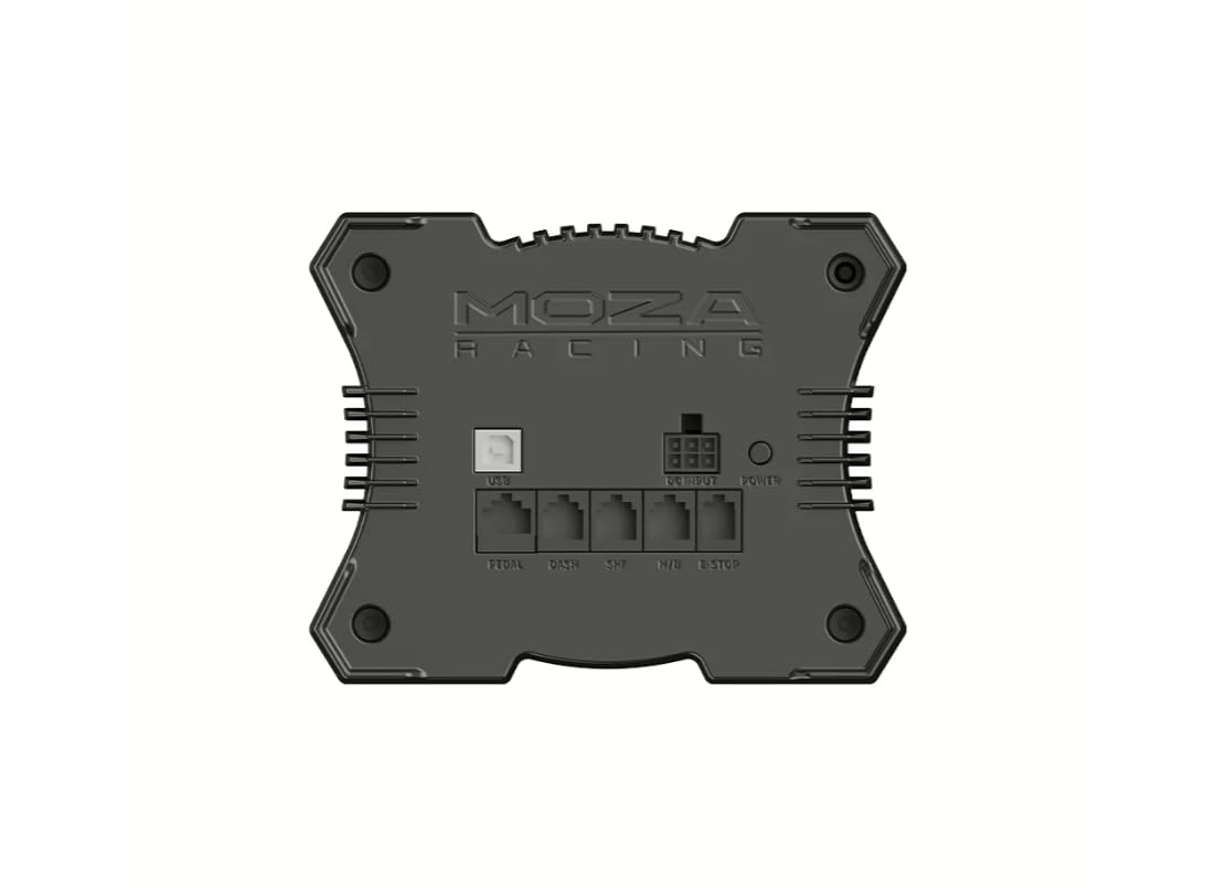 MOZA R12 V2 Direct Drive Wheel Base 12 Nm Force Feedback für Sim Racing PC | 12 Nm Direct Drive Wheelbase mit 21-Bit Encoder, 1000 Hz USB, Aluminiumgehäuse, Quick Release, Pit House Software für Assetto