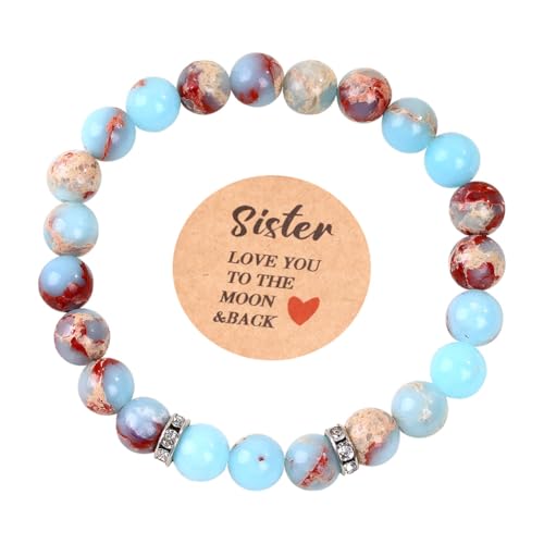 Bracelet d'amitié ajustable en pierre de lune naturelle de haute qualité