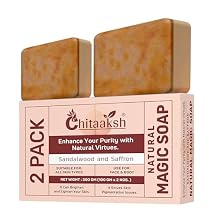 Magic Soap For Nourishing, Hydrating & Gentle Skincare for Soft, Radiant Skin,Sulfate & Paraben Free Bathing Soap Bar sandalwood & saffron 100 GM 2