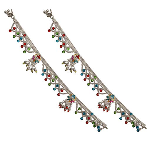 Gold-Plated Anklets with Shimmering Details