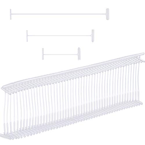 Gejoy 6000 Pieces Plastic Tagging Gun Fasteners Clothing Price Tag Label Tag Barbs, 3 Sizes (1 Inch, 2 Inch, 3 Inch)