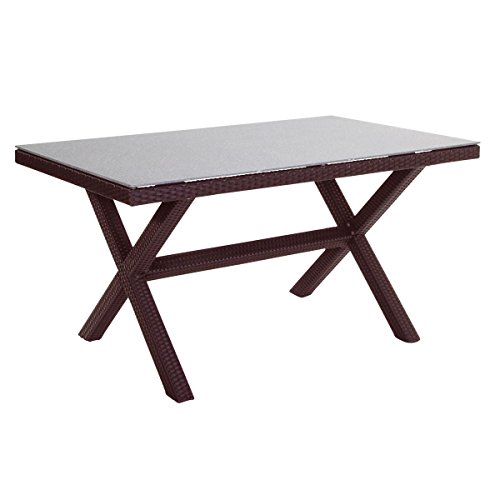 Preisvergleich Produktbild Sitzgruppe Gartenset Garten 7tlg Stapelstuhl Essgruppe Terrasse Tisch Stuhl