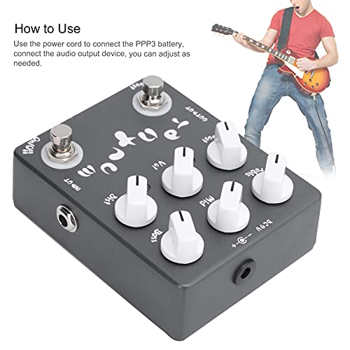 Pédale de guitare de distorsion, pédales de guitare accessoire d’instrument réglable multi-effets portables pour… - Les Beatles, Paul McCartney, John Lennon, RIngo Starr, George Harrison Pédale de guitare de distorsion, pédales de guitare accessoire d'instrument réglable multi-effets portables pour… – Image 3