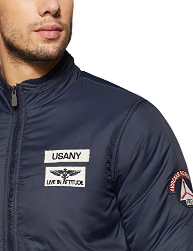 Image of Qube By Fort Collins Men's Nylon Jacket (1282 SMU Black XL) and Fort Collins Men's Nylon Jacket (430180 SMU Blue XL)