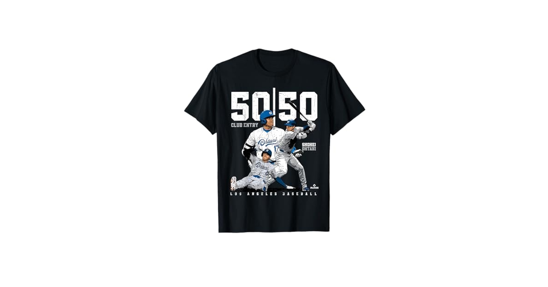 OHTANI 17 50/50 Tシャツ & フーディ Shohei Ohtani No. 17 player Los Angeles Dodgers 50-50 CLub