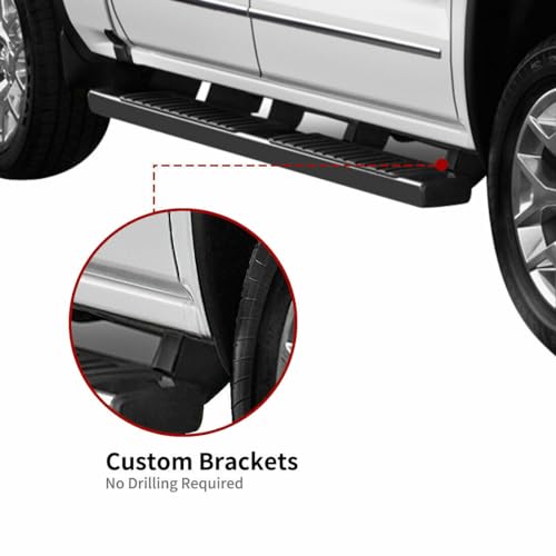 2pcs Barras Laterales 6" Aluminio Chevrolet Silverado miniatura 5