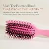 Bounce Curl Define EdgeLift Brush, 5-in-1 Tool for Effortlessly Defined Curls, Waves & Coils, Reduces Frizz - Pink