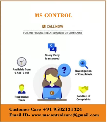 Image of MS CONTROL 1 HP Automatic Control Panel for Water Filled Submersible Pump /Motor Starter for Water Filled Heavy Duty Submersible Pump Submersible Water Pump (Yellow & Black)