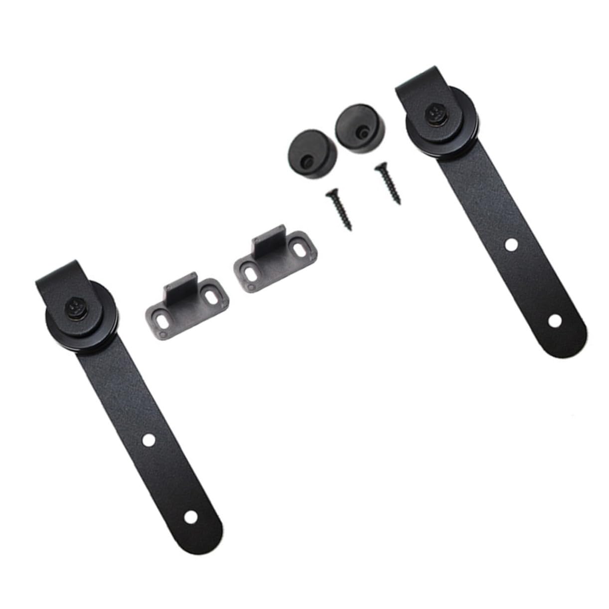 Guide de plancher pour porte coulissante accessoire noir porte de grange