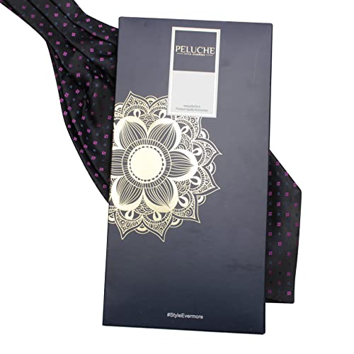 Image of Peluche Stunning Alley Black Cravat for Men