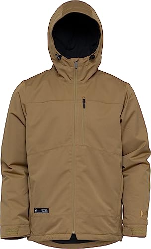L1 Hasting Men's Snowboard Jacket (as1, alpha, m, regular, regular, Dull Gold)