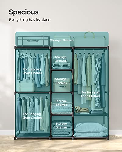 Image of SONGMICS Portable Closet, Storage Organizer, 71.7 x 16.9 x 71.7 Inches