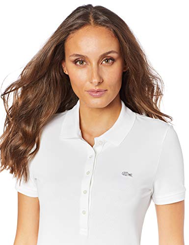 Vestido Curto, Lacoste, Feminino, Branco, 3G