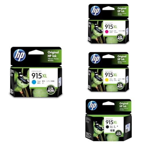 Amazon.co.jp: HP 915XL 4色インクセット : パソコン・周辺機器