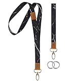 OUTXE Lanyards for Keys 2Pack Wrist and Neck lanyards for Key Lanyard for Women and Men.