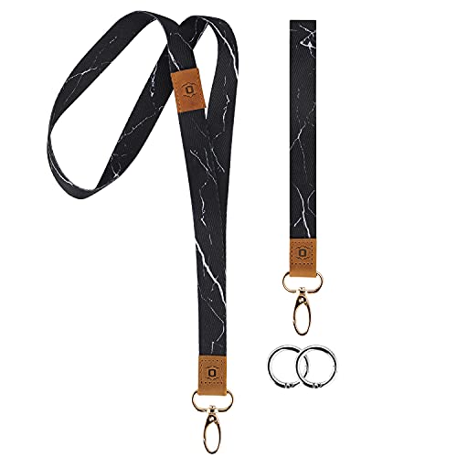 OUTXE Lanyards for Keys 2Pack Wrist and Neck lanyards for Key Lanyard for Women and Men.