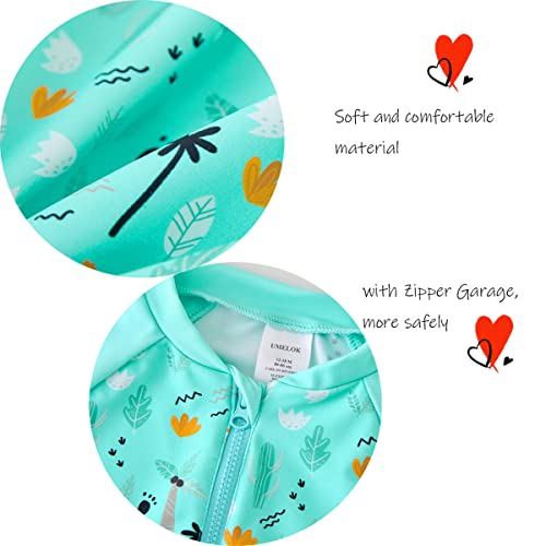 Image of UMELOK Baby Girl Swimsuit Infant UPF 50+ Bathing Suit Size Months