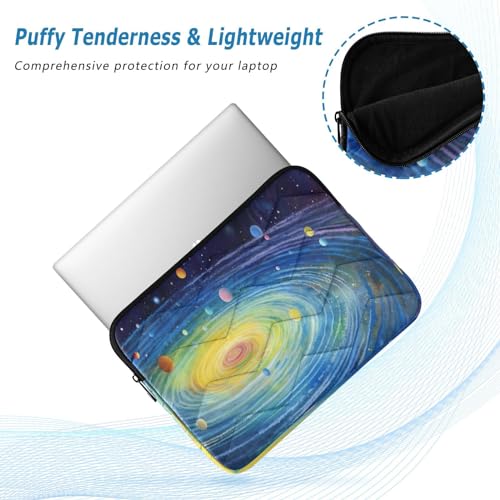 Funda para portátil 13-14 pulgadas sistema solar colorido miniatura 5
